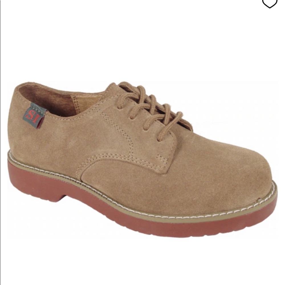 New Bass Boys Suede Oxford Shoes
